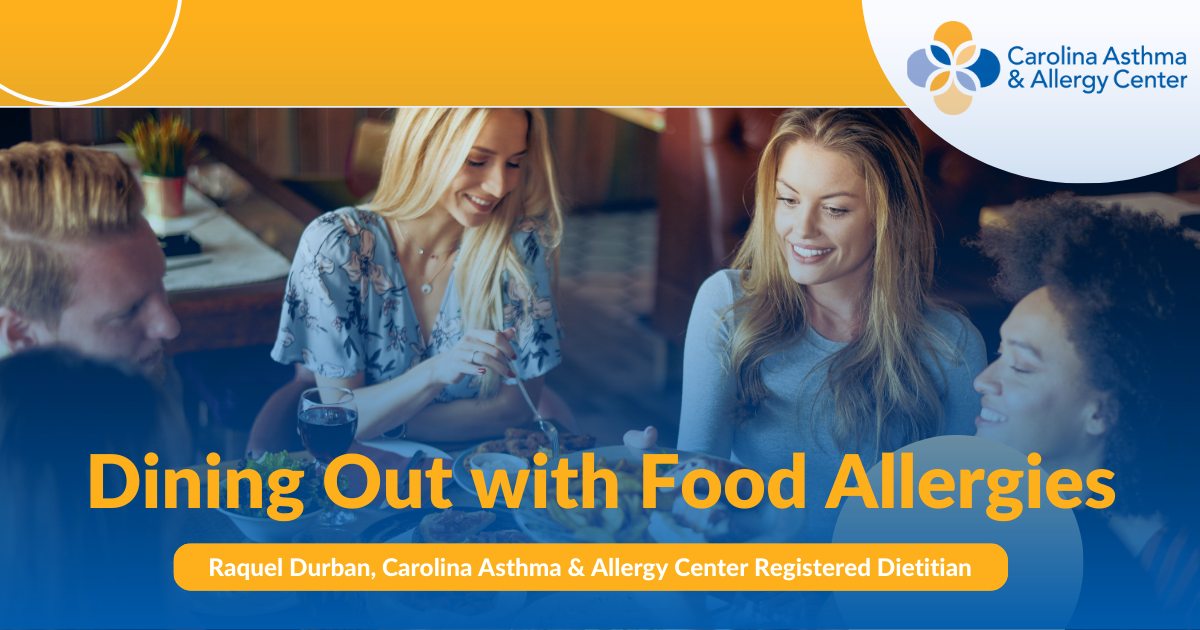 Dining Out With Food Allergies | Carolina Asthma & Allergy